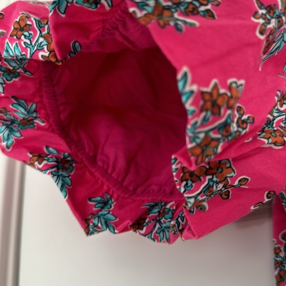 J Crew tiered midi floral smock back dress 10p 10 petite NWT - Picture 5 of 7